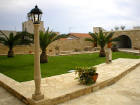 Yermasoyia Town Hall wedding courtyard in Cyprus.