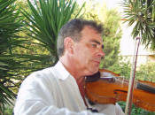 A wonderful violinist to play you into married life at your wedding in Cyprus
