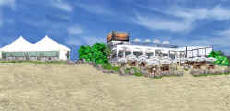A Marquee on the Beach in Cyprus