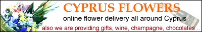 Cyprus flowers - online flower deliver throughout cyprus - gifts, wine, champagne, chocolates and cakes.