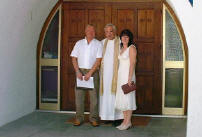 Cyril & Diane Greenacre in Larnaca Cyprus for their renewal of marriage vows - 2005
