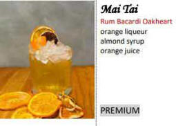 mai Tai in your own portable bar in Cyprus - cocktails galore - 