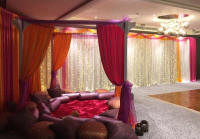 Mendhi night drapes and cushion rental in Cyprus