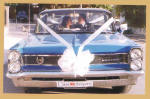 A classic 1961 Pontiac Laurentians for your wedding hire in Cyprus - a different atmosphere for your rockin' rollin' day