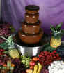 The chocolate fountain. Not a cake, more like a chocoholic extravaganza experience !  Click to find out more.........